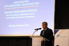 Galeria ze zdjęciami z konferencji nt. Krajowego Zasobu Nieruchomości współorganizowanej wraz z Ministerstwem Infrastruktury i Budownictwa