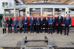 Galeria zdjęć z konferencji prasowej i podpisania umowy na modernizację infrastruktury tramwajowej /fot. A. Karendał/