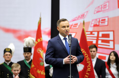 Galeria zdjęć z wizyty Prezydenta RP Andrzeja Dudy w Żorach z udziałem wojewody Jarosława Wieczorka /fot. A. Karendał/