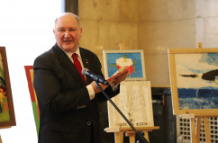 Galeria zdjęć z otwarcia wystawy pn. Mała Ojczyzna zorganizowanej przez PFRON w Śląskim Urzędzie Wojewódzkim / fot. A. Karendał/