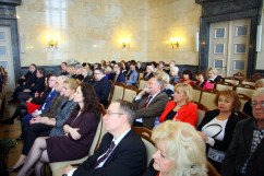 Galeria zdjęć z obchodów jubileuszu 25-lecia istnienia Stałego Sądu Polubownego w Katowicach, w których udział wziął wicewojewoda śląski Mariusz Trepka.