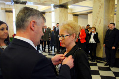 Galeria zdjęć z obchodów jubileuszu 25-lecia istnienia Stałego Sądu Polubownego w Katowicach, w których udział wziął wicewojewoda śląski Mariusz Trepka.