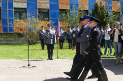 Zdjęcia z uroczystości 78. rocznicy Zbrodni Katyńskiej w Komendzie Wojewódzkiej Policji w Katowicach.