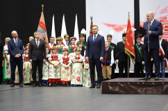 Galeria zdjęć z wizyty Prezydenta RP Andrzeja Dudy w Żorach z udziałem wojewody Jarosława Wieczorka /fot. A. Karendał/