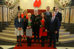 Galeria zdjęć z obchodów jubileuszu 25-lecia istnienia Stałego Sądu Polubownego w Katowicach, w których udział wziął wicewojewoda śląski Mariusz Trepka.