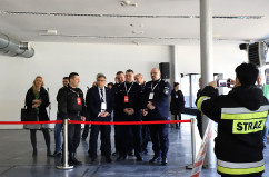 Fotogaleria z ćwiczeń z zakresu zarządzania kryzysowego, które odbyły się w katowickim 
