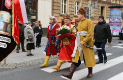 Galeria ze zdjęciami z wojewódzkich obchodów Święta Niepodległości w Katowicach z udziałem m.in. wojewody Jarosława Wieczorka /fot. A. Karendał/