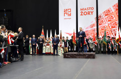 Galeria zdjęć z wizyty Prezydenta RP Andrzeja Dudy w Żorach z udziałem wojewody Jarosława Wieczorka /fot. A. Karendał/