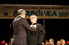 Galeria ze zdjęciami z barbórki w KWK „Murcki - Staszic” z udziałem wojewody Jarosława Wieczorka /fot. A. Karendał/