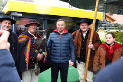 Galeria zdjęć z wizyty Prezydenta RP Andrzeja Dudy w Szczyrku i Buczkowicach /fot. A. Karendał/