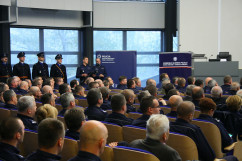 Galeria ze zdjęciami z konferencji z udziałem wicewojewody Mariusza Trepki, która odbyła się z okazji 95. Rocznicy utworzenia Policji Województwa Śląskiego i powrotu części Górnego Śląska do Polski /fot. K. Kamasiński/