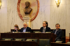 Posiedzenie WRDS w sprawie Programu dla Śląska z udziałem wiceministra rozwoju Jerzego Kwiecińskiego.