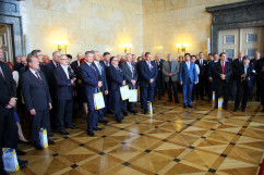 Galeria ze zdjęciami  z uroczystości z okazji  Śląskiego Dnia Budowlanych, podczas której wręczono  odznaczenia i medale /fot. K. Kamasiński/