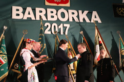 Galeria ze zdjęciami z Centralnej Akademii Barbórkowej w Rudzie Śląskiej z udziałem  wicewojewody Jana Chrząszcza /fot. A. Karendał/