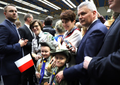 Galeria zdjęć z wizyty Prezydenta RP Andrzeja Dudy w Żorach z udziałem wojewody Jarosława Wieczorka /fot. A. Karendał/