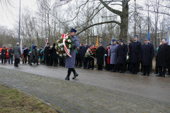 Uroczystości z okazji 12. rocznicy zawalenia się hali MTK z udziałem wicewojewody śląskiego Jana Chrząszcza.
