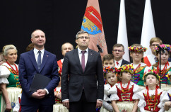 Galeria zdjęć z wizyty Prezydenta RP Andrzeja Dudy w Żorach z udziałem wojewody Jarosława Wieczorka /fot. A. Karendał/