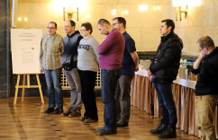 Galeria zdjęć z otwarcia wystawy pn. Mała Ojczyzna zorganizowanej przez PFRON w Śląskim Urzędzie Wojewódzkim / fot. A. Karendał/