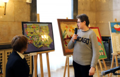 Galeria zdjęć z otwarcia wystawy pn. Mała Ojczyzna zorganizowanej przez PFRON w Śląskim Urzędzie Wojewódzkim / fot. A. Karendał/