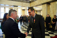 Galeria zdjęć z obchodów jubileuszu 25-lecia istnienia Stałego Sądu Polubownego w Katowicach, w których udział wziął wicewojewoda śląski Mariusz Trepka.