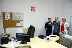 Fotogaleria z otwarcia Posterunku Policji w Porębie z udziałem wicewojewody śląskiego Mariusza Trepki.