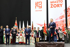 Galeria zdjęć z wizyty Prezydenta RP Andrzeja Dudy w Żorach z udziałem wojewody Jarosława Wieczorka /fot. A. Karendał/