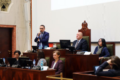 Galeria zdjęć ze spotkania z przedstawicielami gmin na temat koordynacji świadczeń rodzinnych i wychowawczego /fot. A. Karendał/