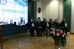 Fotogaleria z uroczystości barbórkowych w Głównym Instytucie Górnictwa z udziałem wojewody śląskiego.
