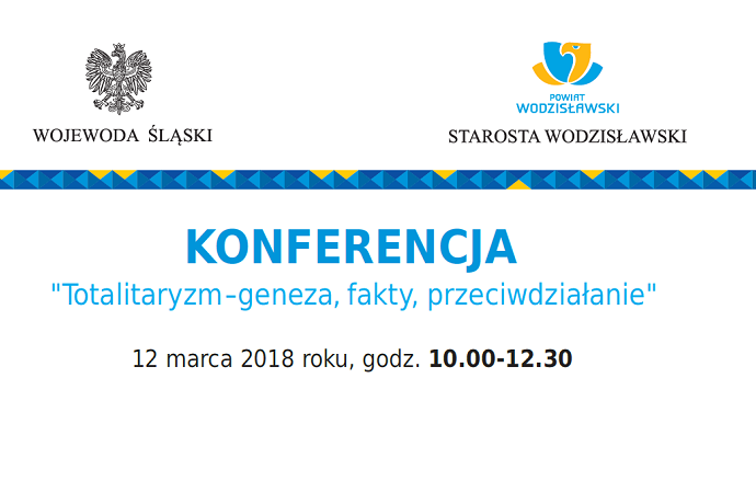 Zaproszenie na konferencję Wojewody Śląskiego i Starosty Wodzisławskiego pn. 