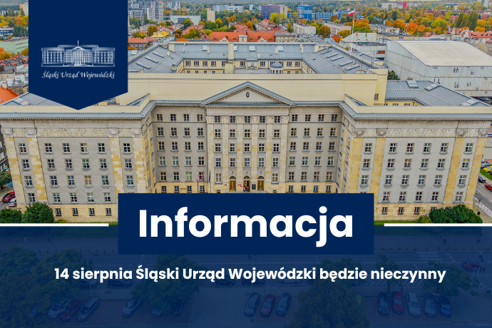 Grafika z napisem informacja.