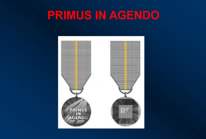 Zdjęcie odznaki Primus in Agendo - mat. MRPiPS