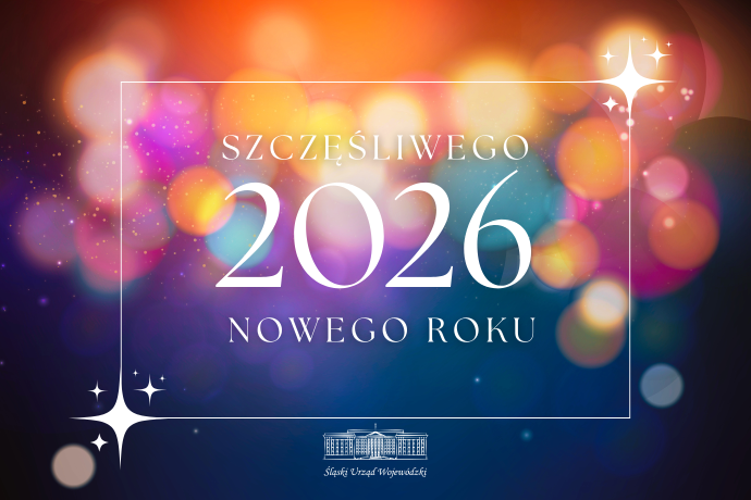 Grafika z napisem szczęśliwego nowego roku.