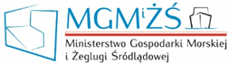 Logo Ministerstwa Gospodarki Morskiej i Żeglugi Śr&oacute;dlądowej