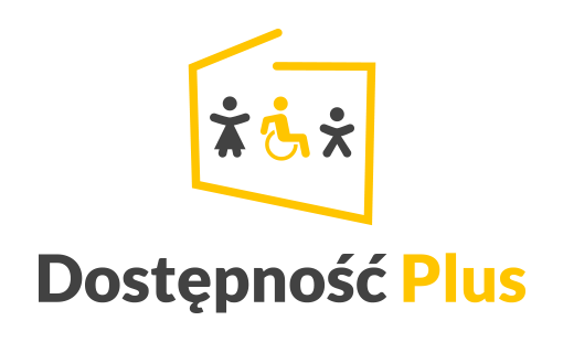 Grafika przedstawia logotyp Programu Dostępność Plus